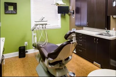 inside the dental operatory at Edgewater Dental Arts